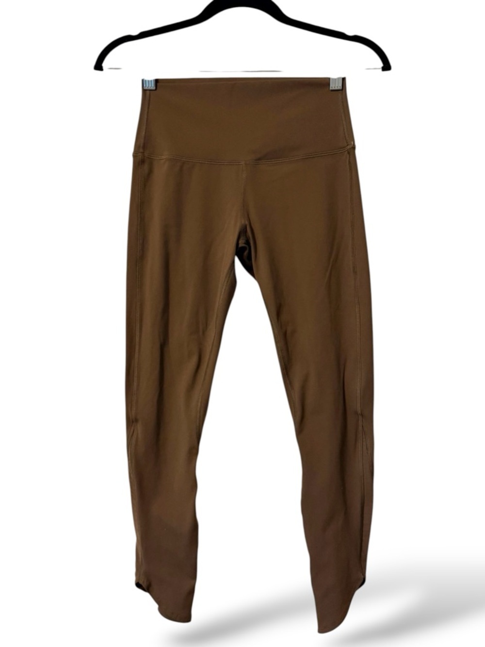Savvi Dancer Leggings Brown High Rise Ankle Slit Size M